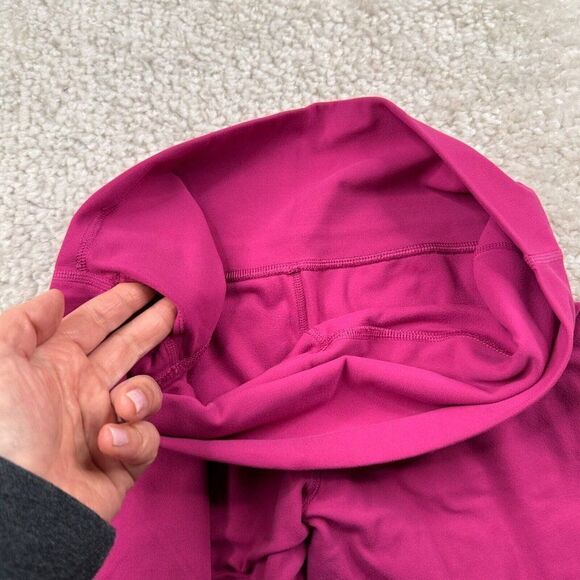 Lululemon Original Align High Rise Legging Raspberry Pink Womens 12 FLAW - Picture 8 of 12